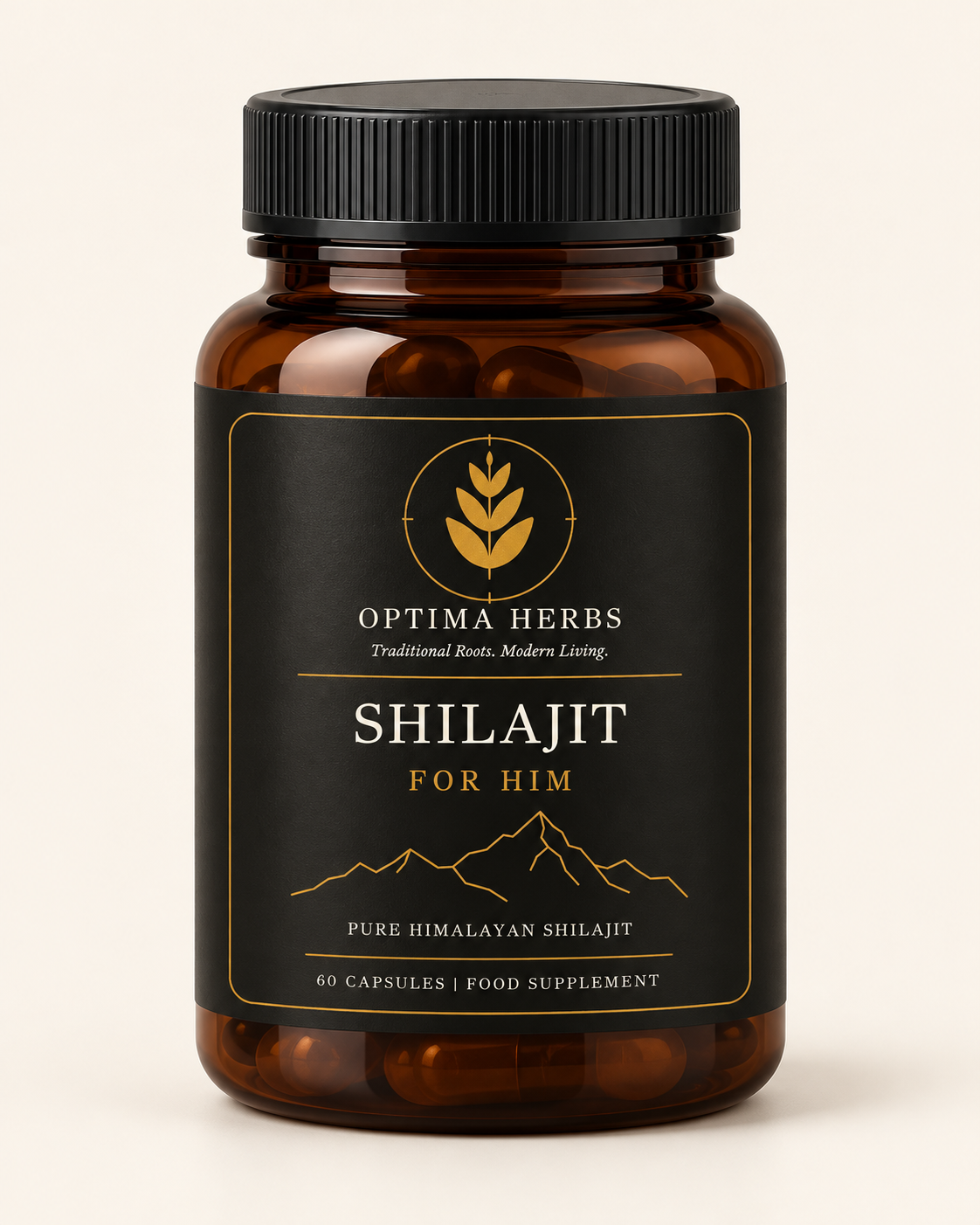 Optima Herbs Shilajit For Him jar